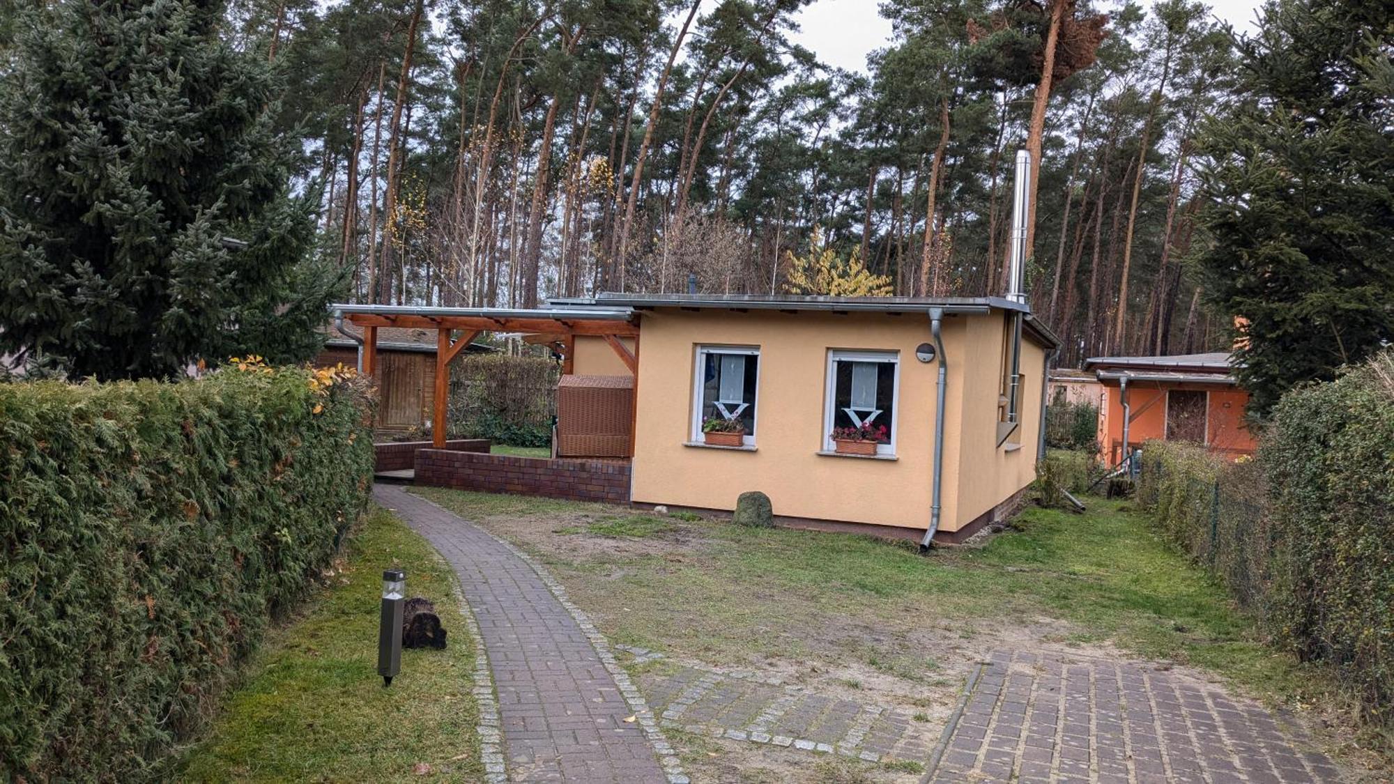 Spreewaldhaeuser Golinski Mit Kamin Am Neuendorfer See Alt Schadow Dış mekan fotoğraf