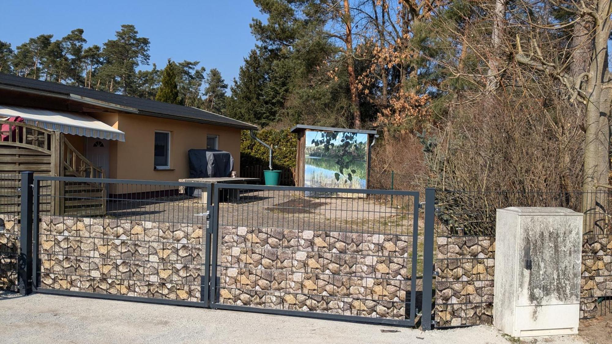 Spreewaldhaeuser Golinski Mit Kamin Am Neuendorfer See Alt Schadow Dış mekan fotoğraf