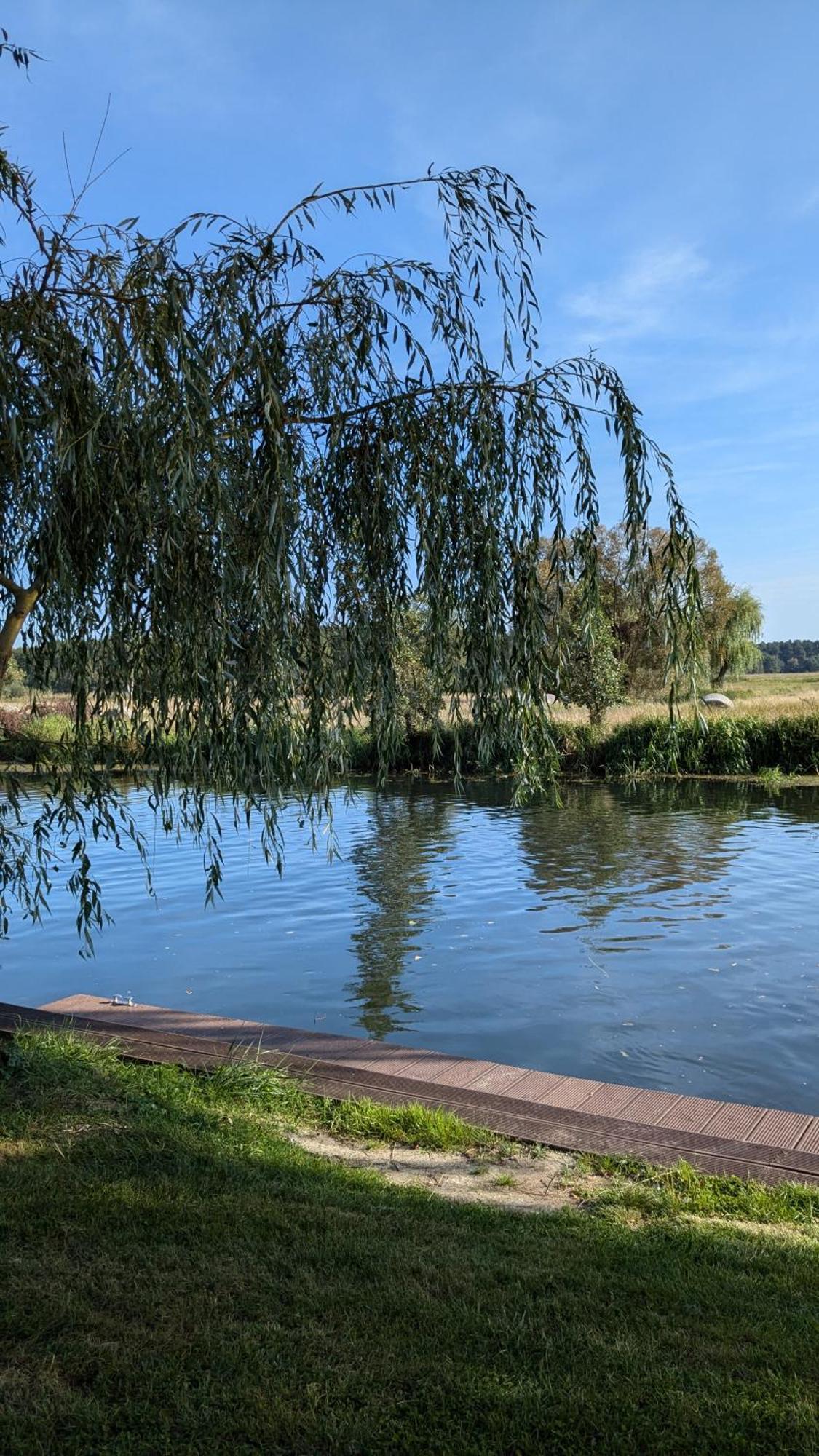 Spreewaldhaeuser Golinski Mit Kamin Am Neuendorfer See Alt Schadow Dış mekan fotoğraf